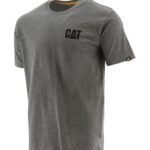 MOŠKA MAJICA S KRATKIMI ROKAVI SIVA L CAT CAT W05324 SIVA L