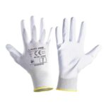ROKAVICE XL ANTISTATIČNE PU BELE PROFIX L230410K