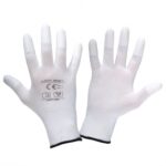ROKAVICE PU FINGERTIP BELE XXL LAHTI L231111K