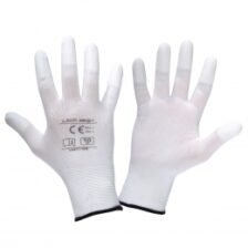 ROKAVICE PU FINGERTIP BELE XXL LAHTI L231111K