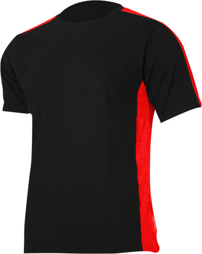 MAJICA ČRNO-RDEČA 2XL180g/M2 LAHTI L4022705