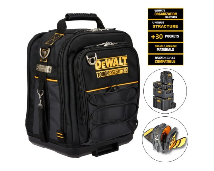 TORBA ZA ORODJE TOUGHSYSTEMODPORNOST NA VODO IN UMAZANIJO Dewalt DWST83524-1 - slika 3