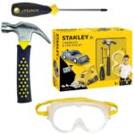 SET OTROŠKI AVTO IN BAGER + 3 ORODJA3 orodja (izvijač, kladivo in zaščitna očala) Stanley U004-K02-T03-SY