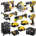 SET 6 ORODIJ 18V XRDCD796, DCF887, DCS335, DCS570, DCH273, DCG405 DEWALT DCK685P3T