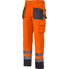 HLAČE VISOKO VIDNE - ČRNO-ORANŽNE "M", CE, LAHTI LAHTI L4052602