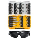 47-DELNI SET VIJAČNIH NASTAVKOV+ZAŠČITNA OČALA TX Dewalt DT70704