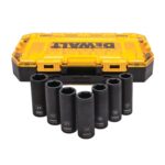 7 DELNI SET NASADNIH KLJUČEV 1/2" 17-24MM Dewalt DWMT74737-0