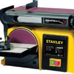 TRAČNI BRUSILNIK 370W 150MMSESALNA ŠOBA ZA PRAH, TIHI MOTOR Stanley SXBS914E