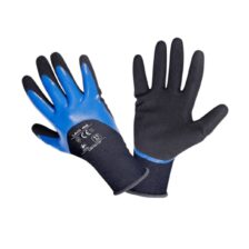 ROKAVICE XXL NITRILE ČRNO-MODRA LAHTI L221011K