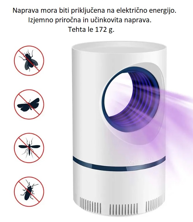 LED električna past za insekte-priklop USB